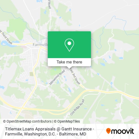 Mapa de Titlemax Loans Appraisals @ Gantt Insurance - Farmville