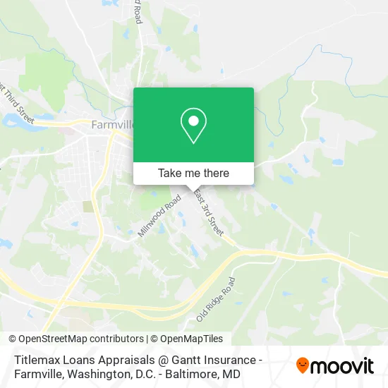 Mapa de Titlemax Loans Appraisals @ Gantt Insurance - Farmville