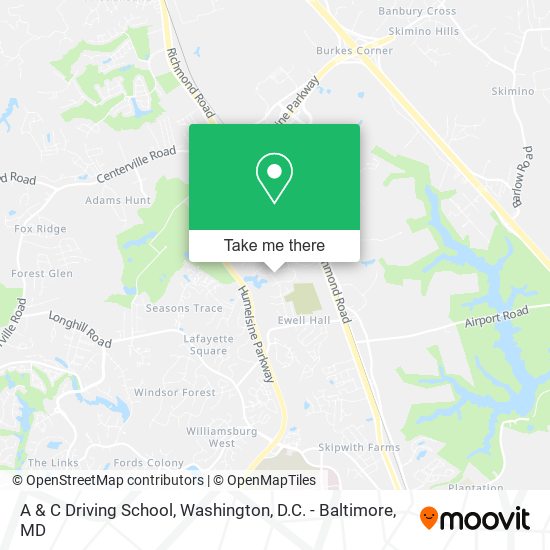 Mapa de A & C Driving School