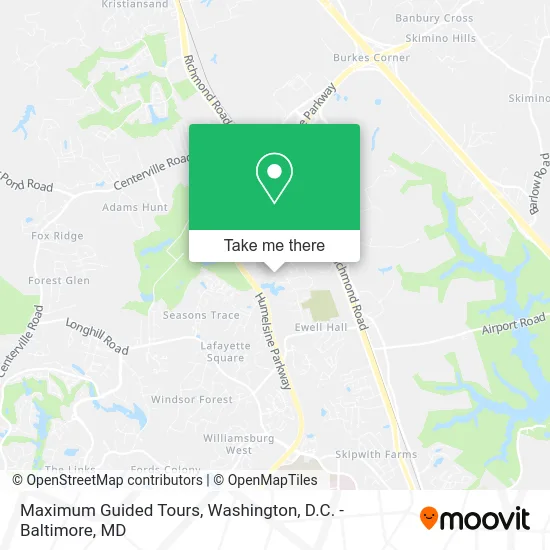 Maximum Guided Tours map