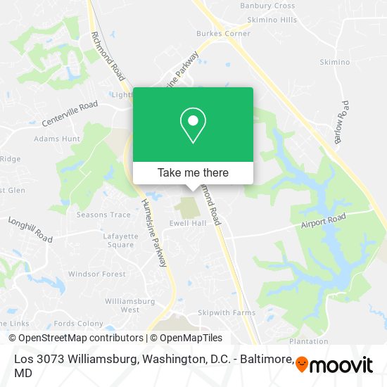 Mapa de Los 3073 Williamsburg