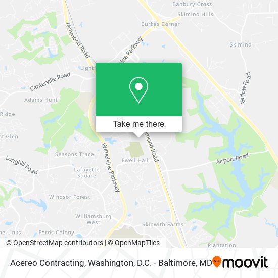 Acereo Contracting map