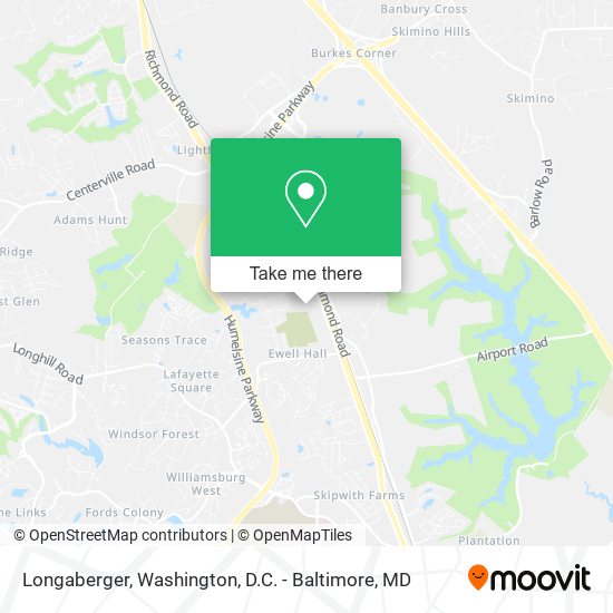 Longaberger map