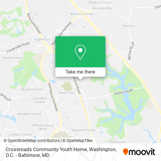 Crossroads Community Youth Home map