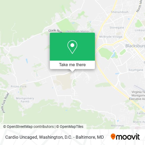 Cardio Uncaged map