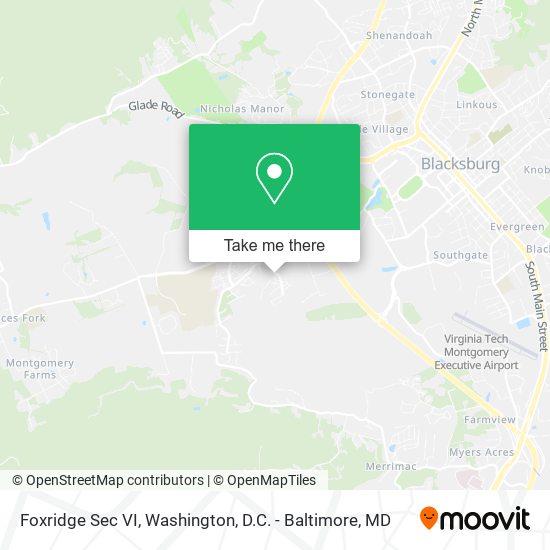 Foxridge Sec VI map