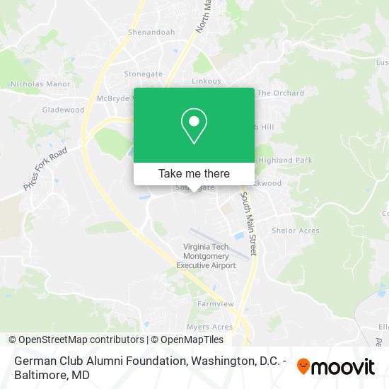Mapa de German Club Alumni Foundation
