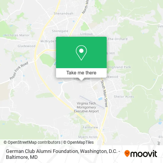 German Club Alumni Foundation map