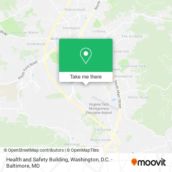 Health and Safety Building map