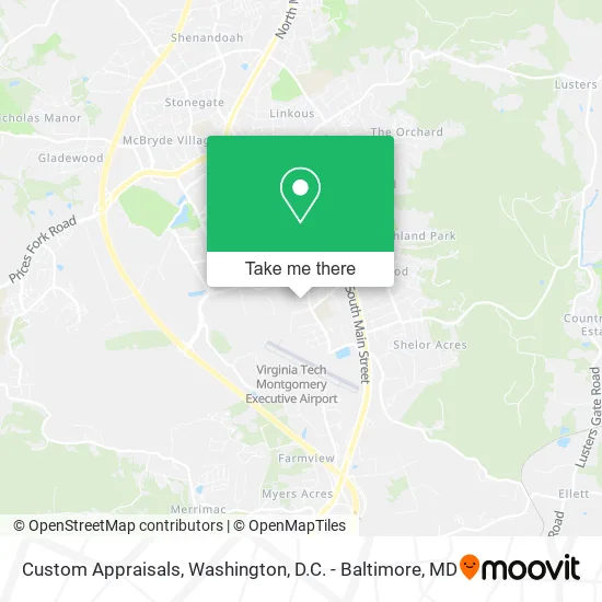 Custom Appraisals map