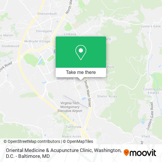 Oriental Medicine & Acupuncture Clinic map