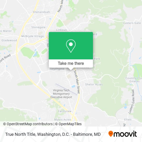 True North Title map