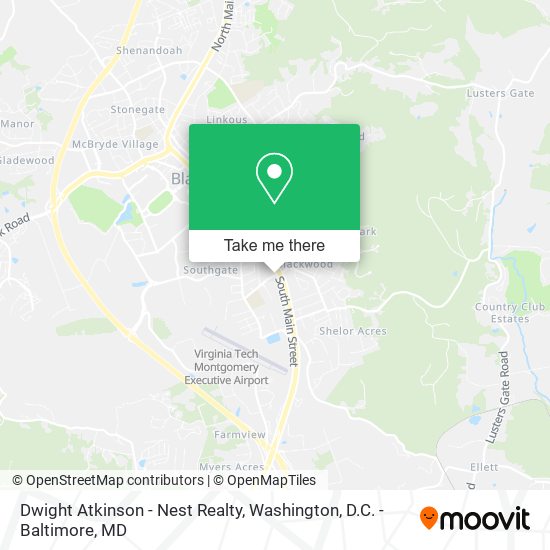 Dwight Atkinson - Nest Realty map