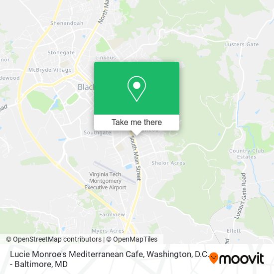 Mapa de Lucie Monroe's Mediterranean Cafe