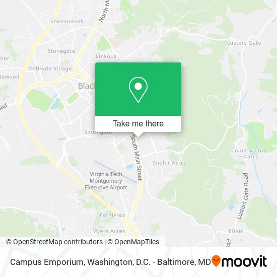Campus Emporium map