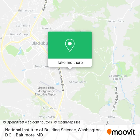 National Institute of Building Science map