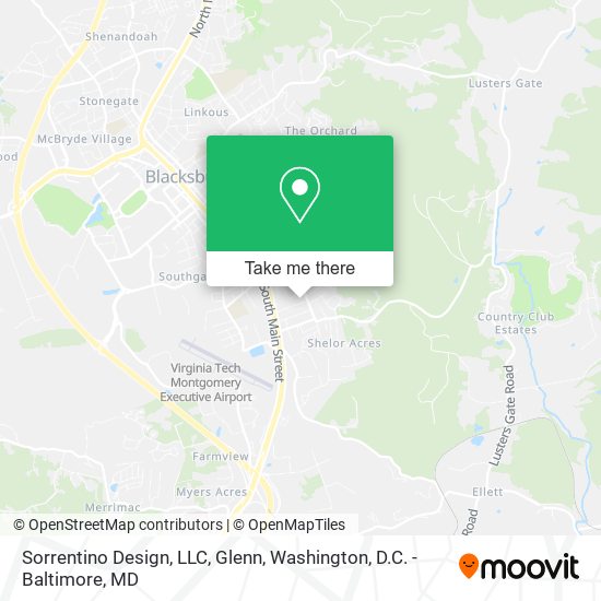 Sorrentino Design, LLC, Glenn map