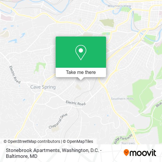 Stonebrook Apartments map