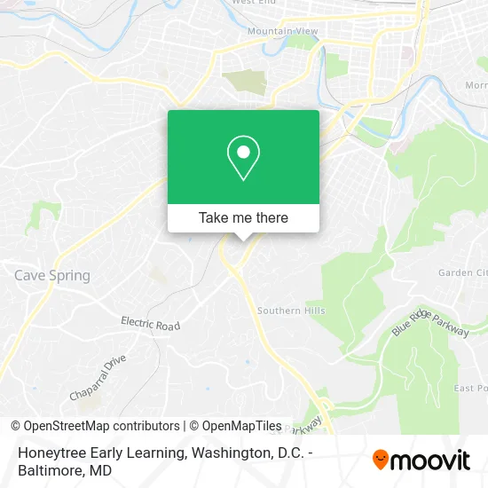 Honeytree Early Learning map