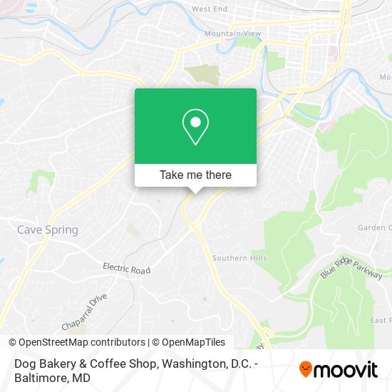 Dog Bakery & Coffee Shop map