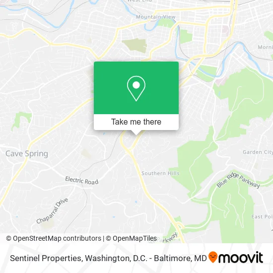 Sentinel Properties map