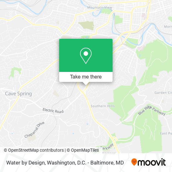 Mapa de Water by Design