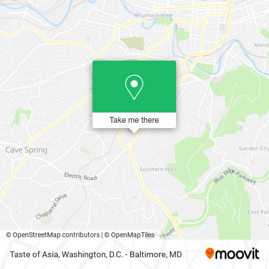 Taste of Asia map