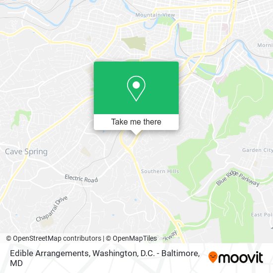 Edible Arrangements map