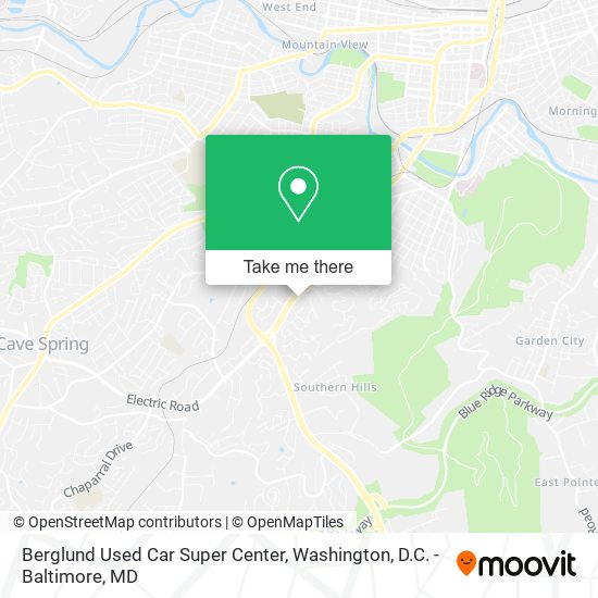 Berglund Used Car Super Center map