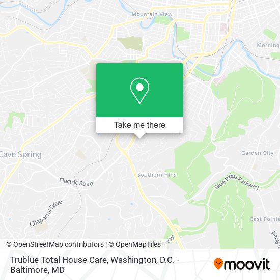 Mapa de Trublue Total House Care