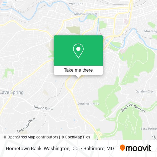 Hometown Bank map