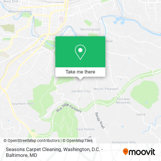 Seasons Carpet Cleaning map