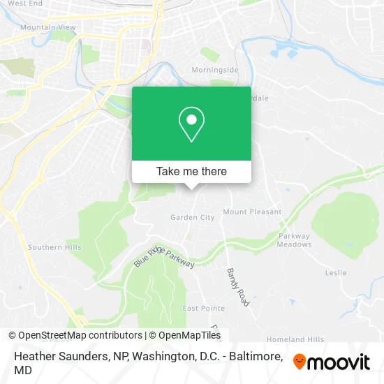 Heather Saunders, NP map