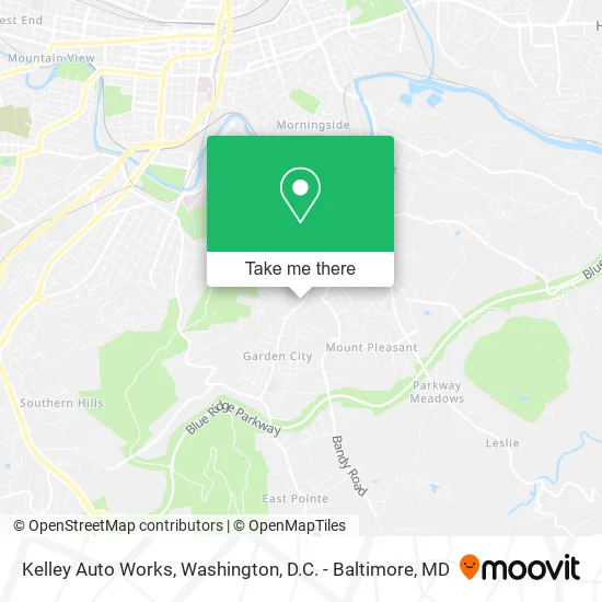 Kelley Auto Works map