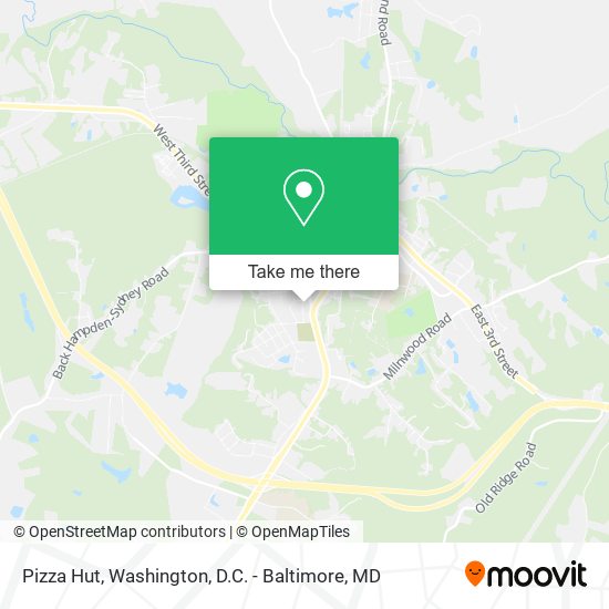 Mapa de Pizza Hut