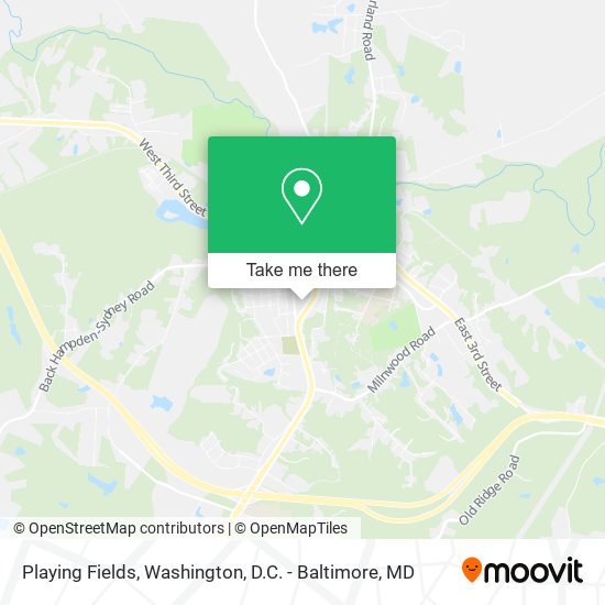 Playing Fields map