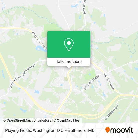 Playing Fields map