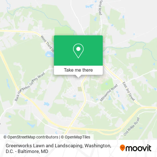 Mapa de Greenworks Lawn and Landscaping