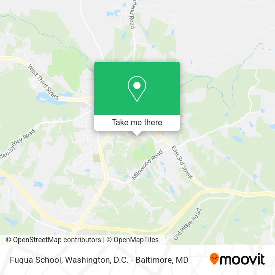 Mapa de Fuqua School
