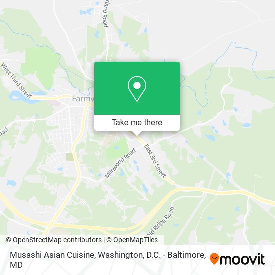 Mapa de Musashi Asian Cuisine