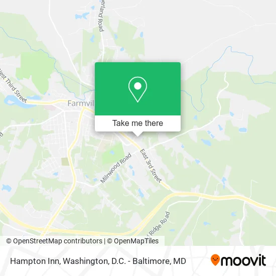 Hampton Inn map