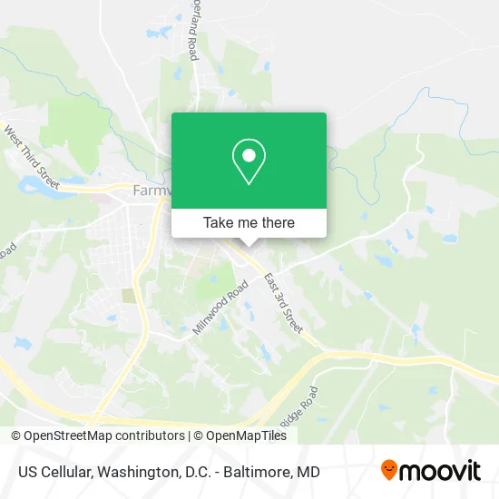 Mapa de US Cellular
