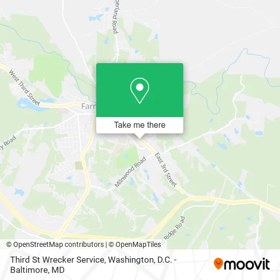 Mapa de Third St Wrecker Service