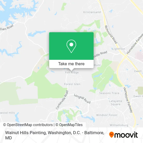 Walnut Hills Painting map