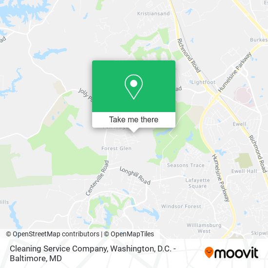 Cleaning Service Company map