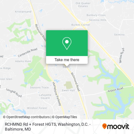 Mapa de RCHMND Rd + Forest HGTS