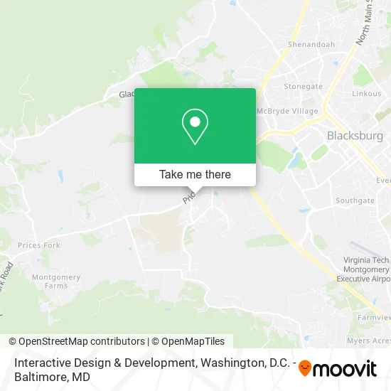 Interactive Design & Development map