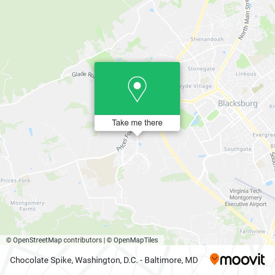 Chocolate Spike map