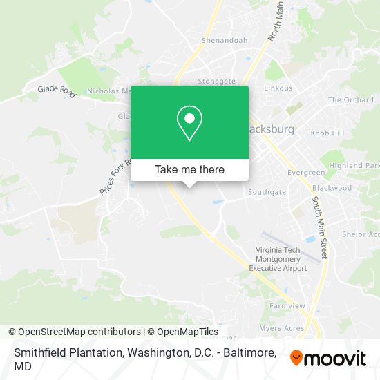 Smithfield Plantation map