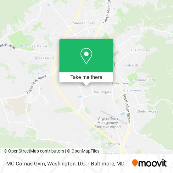 Mapa de MC Comas Gym